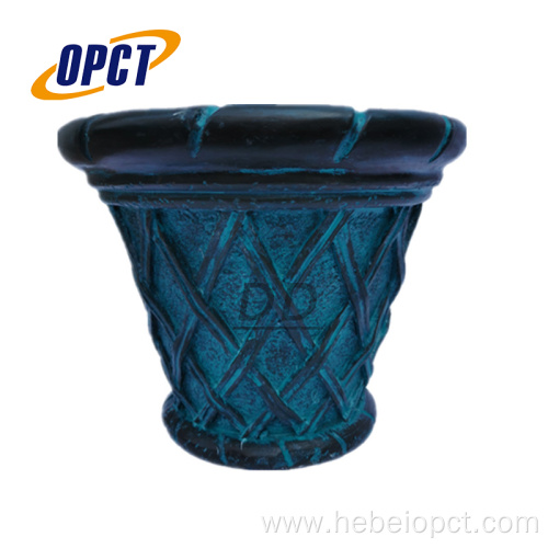 Fiberglass frp planter with outdoor use flower pot